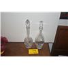 Image 1 : CRYSTAL DECANTERS (2 PCS)