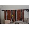 Image 1 : LARGE HAND KNOTTED BOHEMIAN MACRAME WALL TAPESTRY, EARTHY COLOR PALETTE