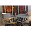 Image 2 : FRAMED VINTAGE MODERNIST ABSTRACT PAINTING ON CANVAS; SIGNED SAXON (DOROTHY SAXON WENGER) (61" X 16 