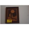 Image 1 : VINTAGE MARQUETRY INLAY WALL ART, SAILBOAT (12" X 15")