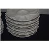 Image 2 : WHITE ITALIAN CERAMIC ARTICHOKE PLATES (14 PCS)
