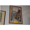 Image 1 : FRAMED WATERCOLOR PAINTING, RUDINGHEIM ON THE RHINE; SIGNED HOPE (HAYWARD) (18" X 25")