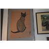 Image 2 : FRAMED ZACK & ZOE MID CENTURY LITHOGRAPHS BY CHINESE-AMERICAN ARTIST DAVID KWO (2 PCS)