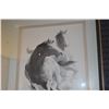 Image 2 : FRAMED HORSE PRINT BY J. MICHAEL (20" X 26")