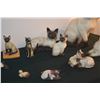 Image 3 : COLLECTION OF SIAMESE CAT FIGURINES (ROYAL DOULTON, BESWICK, GOEBEL, LIMOGES, ETC. (19 PCS)