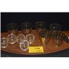 Image 1 : COLLECTION OF MID CENTURY CULVER & CERA GLASSWARE & DANSK WOOD TRAY (12 PCS)