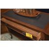 Image 3 : VINTAGE DROP LEAF ROLLING BUFFET, SERVER OR DRY BAR CABINET