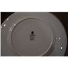 Image 4 : WEDGWOOD FINE BONE CHINA, COLUMBIA W595 PATTERN (COLUMBIA WHITE/CENTER MEDALLION, GREEN TRIM) (91 PC