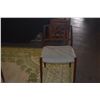 Image 11 : MID CENTURY MODERN WOOD TABLE W/1 LEAF, 6 CHAIRS & GLASS TOP