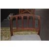 Image 12 : MID CENTURY MODERN WOOD TABLE W/1 LEAF, 6 CHAIRS & GLASS TOP