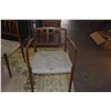 Image 6 : MID CENTURY MODERN WOOD TABLE W/1 LEAF, 6 CHAIRS & GLASS TOP