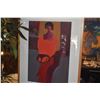 Image 2 : FRAMED ORIGINAL WATERCOLOR, "THE OFFERING"; SIGNED MAPUNA (22" X 28 1/2")