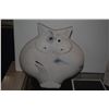 Image 2 : CERAMIC CAT SCULPTURES & WALL HANGING (3 PCS)