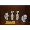 Image 1 : HEREND & BELLEEK CAT FIGURES (4 PCS)