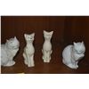 Image 2 : HEREND & BELLEEK CAT FIGURES (4 PCS)