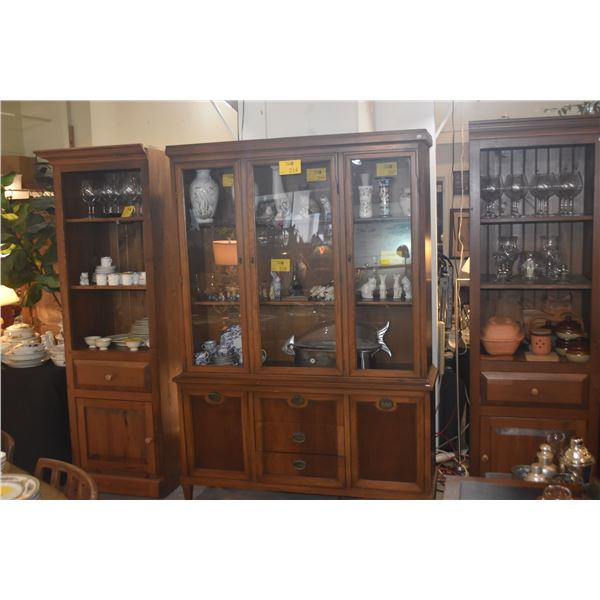 CHINA CABINET (2 SECTIONS)
