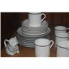 Image 4 : ROYAL WORCESTER FINE BONE DEMITASSE CUPS & SAUCERS & GERMAN WHITE CUPS & SAUCERS (32 PCS)