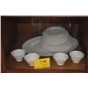 Image 1 : CHINA PLATES, PLATTER & CUPS (21 PCS)