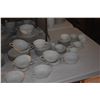 Image 4 : COLLECTION OF VINTAGE PORCELAIN DISHES, CUPS, SAUCERS, BOWLS, TEAPOTS, CREAMER, SUGAR, SALT & PEPPER