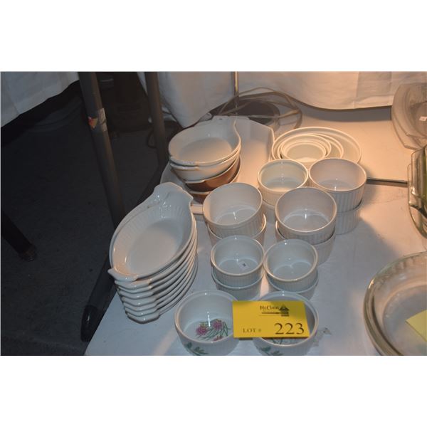 MIXED LOT: RAMAKINS & CASSEROLE DISHES (29 PCS)