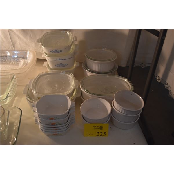 COLLECTION OF CORNING BAKEWARE (21 PCS)