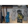 Image 3 : COLLECTION OF PORCELAIN FOO DOGS (6 PCS)