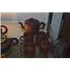 Image 2 : COLLECTION OF TEAPOTS & CUPS (13 PCS)
