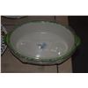 Image 4 : TEMP-TATIONS CASSEROLE DISHES W/WIRE RACK HOLDERS, SERVING SPOON, DRAGONFLY & FLORAL MOTIF (3 PCS)