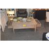 Image 6 : LIGHT WOOD COFFEE TABLE W/2 DRAWERS (33" X 44" X 18")