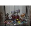 Image 2 : CHINESE CLOISONNE HORSES & ZODIAC CHARMS W/STANDS (22 PCS)