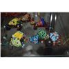 Image 6 : CHINESE CLOISONNE HORSES & ZODIAC CHARMS W/STANDS (22 PCS)