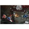 Image 7 : CHINESE CLOISONNE HORSES & ZODIAC CHARMS W/STANDS (22 PCS)