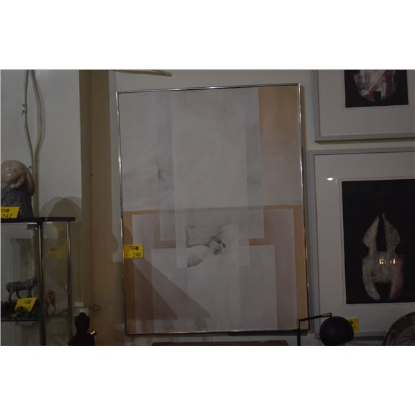 FRAMED ABSTRACT (36" X 48")