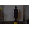 Image 1 : 20 1/2" STANDING IRON BUDDHA ON LOTUS FLOWERS