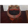 Image 6 : CHINESE RED WOOD STORAGE BASKET