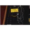 Image 1 : DESIGNER NECKLACES W/VARIOUS SEMI-PRECIOUS STONES (4 PCS)