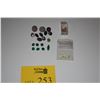 Image 1 : MIXED LOT OF SEMI-PRECIOUS STONES & OTHER STONES (QUARTZ, CATS EYE, MOONSTONES, PERIDOT, ETC.) (DOES