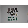 Image 6 : MIXED LOT OF SEMI-PRECIOUS STONES & OTHER STONES (QUARTZ, CATS EYE, MOONSTONES, PERIDOT, ETC.) (DOES