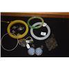 Image 2 : MIXED LOT: ASSORTED BANGLES, PENDANTS, EARRINGS, RING, SEMI-PRECIOUS STONES & OTHER STONES (11 PCS)