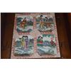 Image 2 : FRAMED CHINESE POLYCHROME PORCELAIN TILE W/LADIES OF LEISURE
