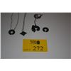 Image 1 : COLLECTION OF GREEN NEPHRITE JADE PENDANTS ON CORDS (4 PCS)