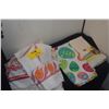 Image 1 : ASSORTED LINENS (TABLECLOTHS, NAPKINS)