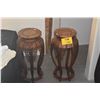 Image 2 : PAIR CHINESE ROSEWOOD STANDS (PAIR)