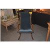 Image 1 : MID CENTURY HERON ROCKING CHAIR, DESIGNED BY MITSUMASA SUGASAWA FOR TENDO MOKKO, 1960'S W/BLUE TUFTE