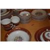 Image 11 : VINTAGE CHINA, PEGASUS BY SEBRING, USA W/22K GOLD TRIM, CA. 1930-1940'S (98 PCS)