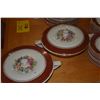 Image 2 : VINTAGE CHINA, PEGASUS BY SEBRING, USA W/22K GOLD TRIM, CA. 1930-1940'S (98 PCS)