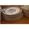 Image 6 : VINTAGE CHINA, PEGASUS BY SEBRING, USA W/22K GOLD TRIM, CA. 1930-1940'S (98 PCS)