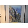 Image 2 : FRAMED ORIGINAL WATERCOLOR PAINTING OF MAKAPU'U POINT LIGHTHOUSE; SIGNED ADAMS (DWAYNE) 2020 (17" X 