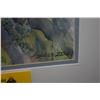 Image 3 : FRAMED ORIGINAL WATERCOLOR PAINTING OF MAKAPU'U POINT LIGHTHOUSE; SIGNED ADAMS (DWAYNE) 2020 (17" X 