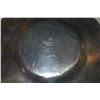 Image 3 : 12" & 14" VINTAGE ETCHED PALM LEAF PLATE & CHARGER, SILVER ON COPPER, MANUFACTURED FOR GROSSMAN MOOD